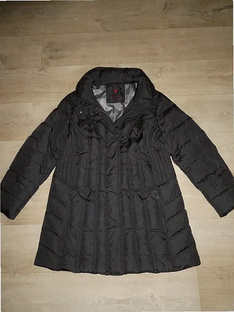 FUCHS SCHMITT Daunen Winter Mantel Steppmantel Schwarz Gr.44 **w.NEU** A0