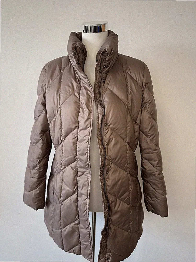 Fuchs Schmitt Daunenmantel für Damen, Gr. 40, Taupe - Sehr guter Zustand!
