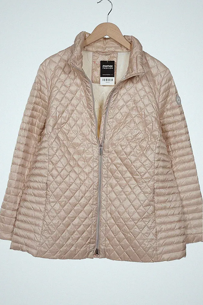Fuchs Schmitt Jacke Damen Anorak Jacket Kurzmantel Gr. 48 Daunen Beige #3oi4306