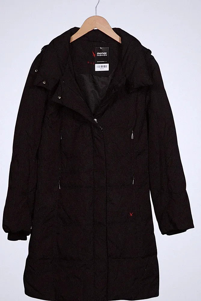 Fuchs Schmitt Mantel Damen Jacke Parka Gr. EU 46 Daunen Wolle Schwarz #1gjo80d