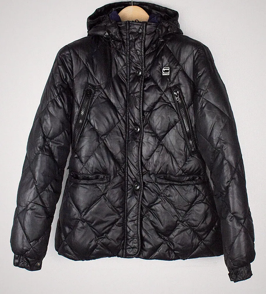 G-STAR RAW Damen CL Aspen Daunenjacke Mantel Größe M