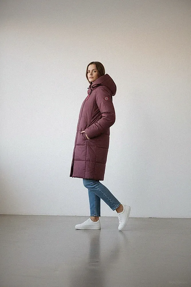 G-Star Raw - Long Daunenjacke G Whistler PDD - Polyester - Weinbinde Größe S