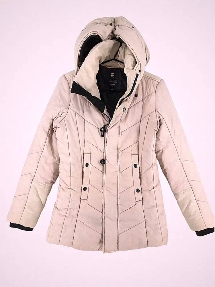 G-STAR RAW Pufferjacke Mantel Alaska Pelz HDD Damen Größe S