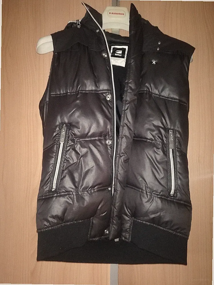G-Star Raw Whistler Hooded Vest UNISEX M Daunenjacke gefüttert Weste RN 104506/CA411