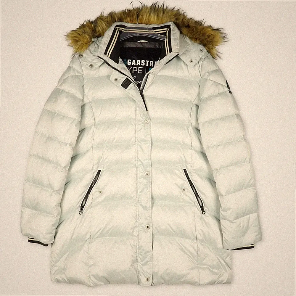 Gaastra Daunenmantel Damen Größe XXL weiß Wintermantel Anorak mit Kapuze