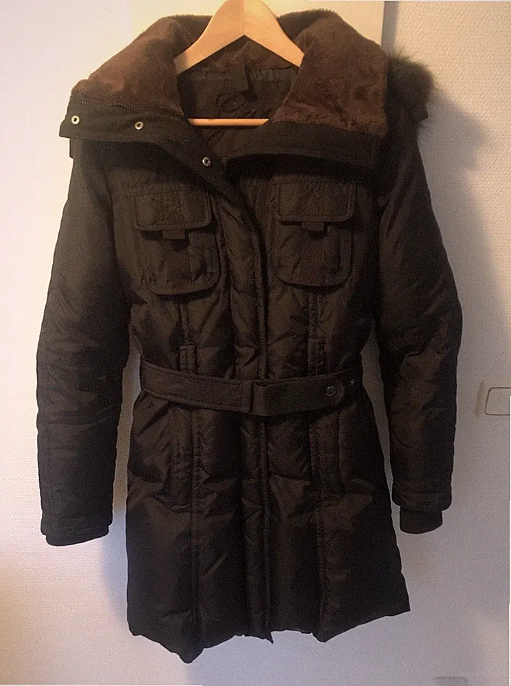 GAS Pure Duck Down Damenmantel, Gr. 42, schwarz, kaum getragen