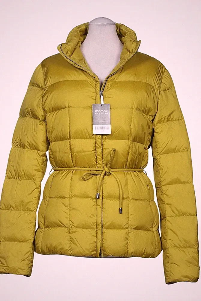 Geox Jacke Damen Anorak Jacket Kurzmantel Gr. EU 36 Daunen Gelb #hzu34r3