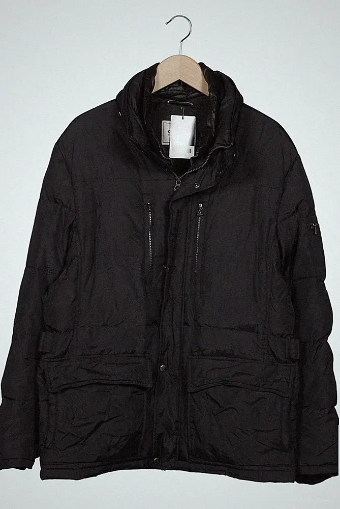 Geox Jacke Herren Anorak Jacket Kurzmantel Gr. EU 52 Daunen Schwarz #0r0od1z