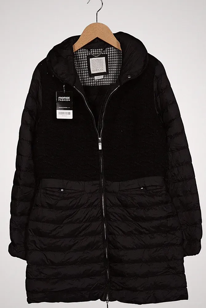 Geox Mantel Damen Jacke Parka Gr. 36 Daunen Baumwolle Schurwolle Sch... #m179cp9