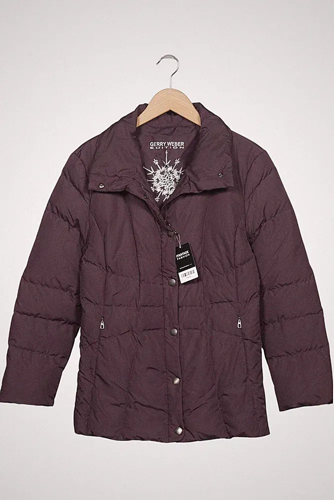 Gerry Weber Jacke Damen Anorak Jacket Kurzmantel Gr. EU 38 Daunen Lila #3rwe3j1