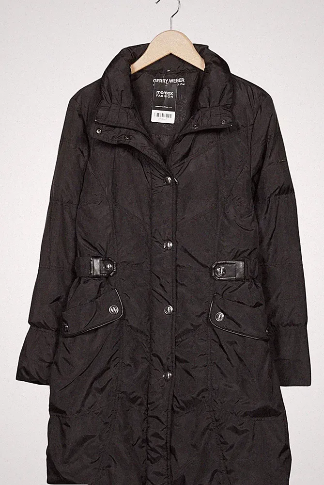 Gerry Weber Mantel Damen Jacke Parka Gr. 38 Daunen Schwarz #pmcpgn7