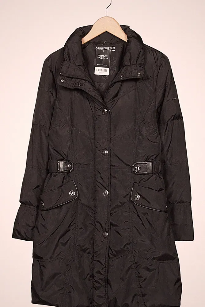 Gerry Weber Mantel Damen Jacke Parka Gr. EU 38 Daunen Schwarz #pmcpgn7