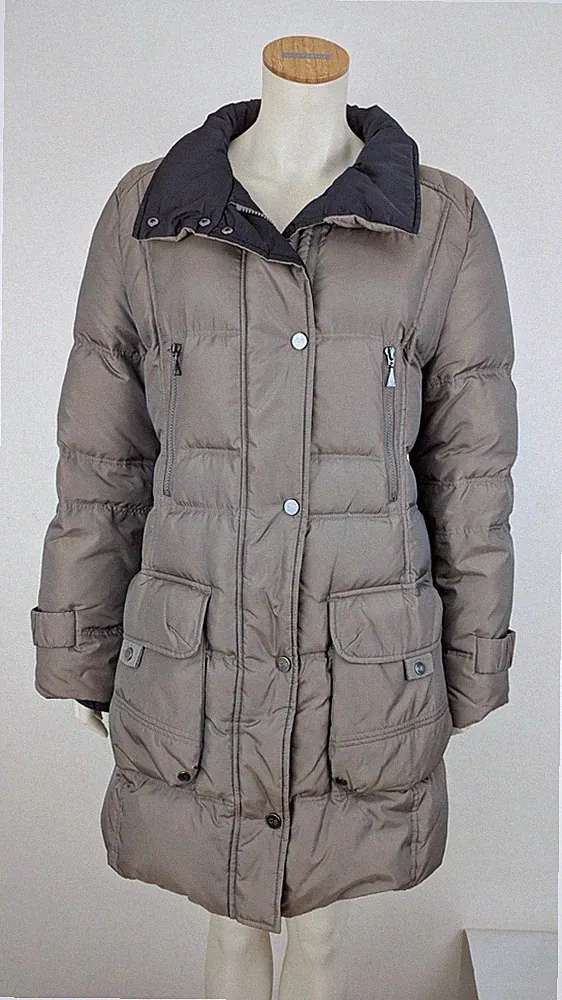GIL BRET DAUNENJACKE GR. 42 BRAUN DAUNENMANTEL MANTEL DAUNEN JACKE DAMEN 2512002