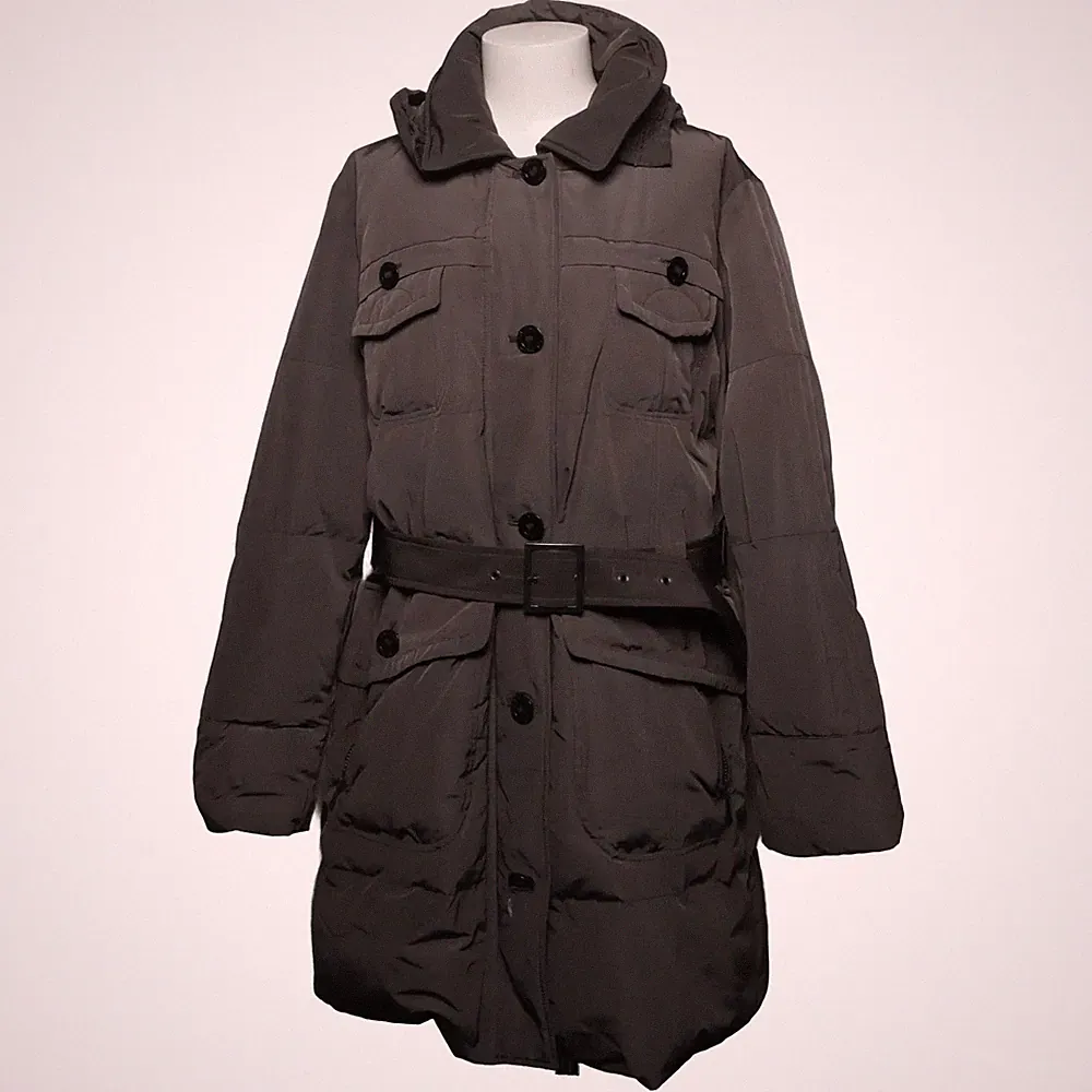 Gil Bret, Daunenmantel, Damen, Größe: 46, Grau, Daune/Feder/Polyester #L5d