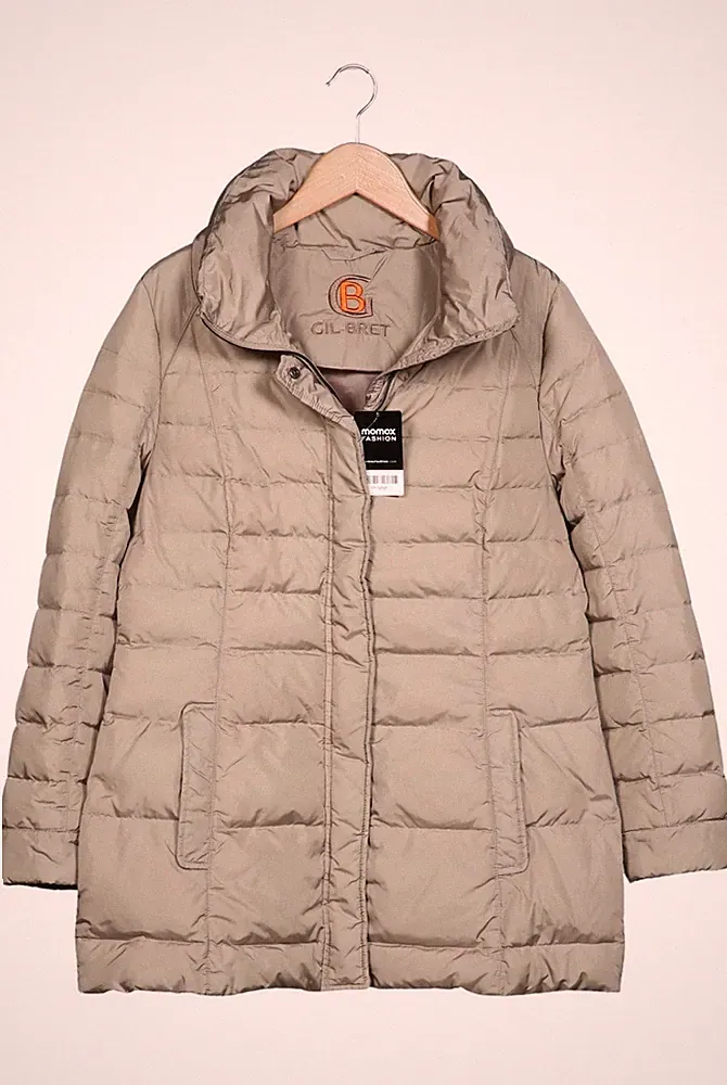 Gil Bret Jacke Damen Anorak Jacket Kurzmantel Gr. EU 42 Daunen Beige #c4v3lgr
