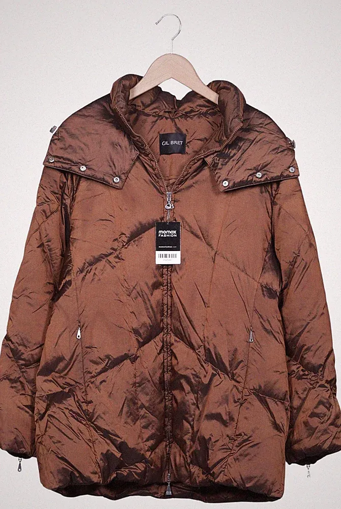 Gil Bret Mantel Damen Jacke Parka Gr. 44 Daunen Braun #vsqmax0