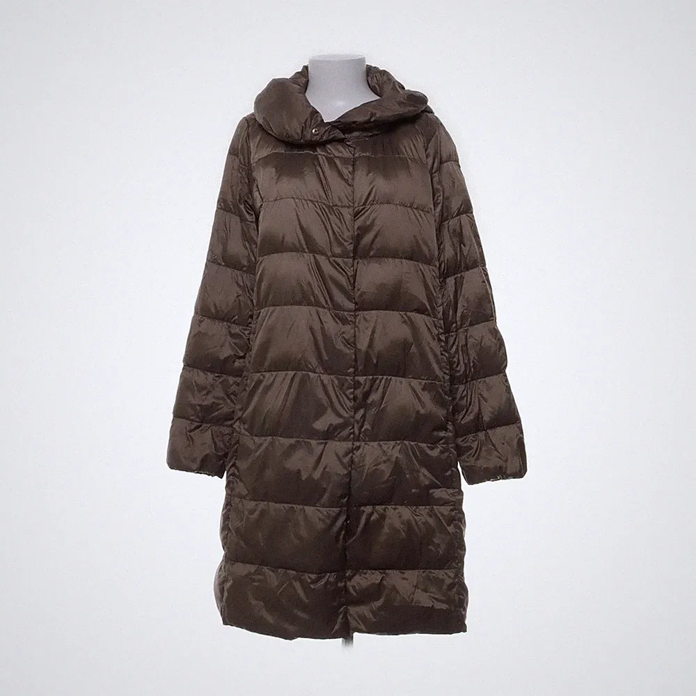 Global Essentials, Daunenmantel, Damen, Größe: 42, Braun #zFb