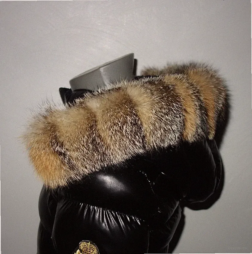 Graufuchs Pelz Kapuze Kragen Echt Fell Besatz Jacke Parka Mantel Fuchs Schal Fox