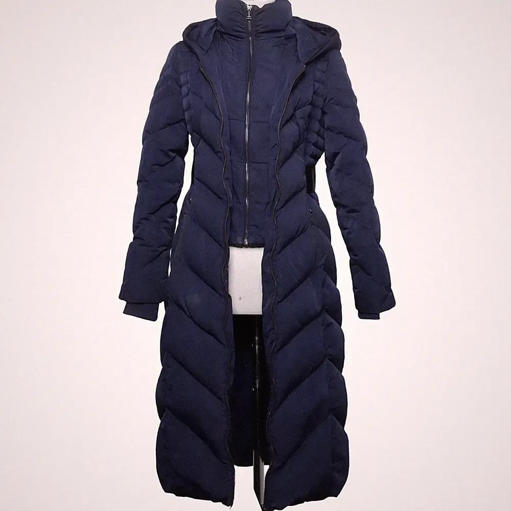 Guess, Daunenmantel, Damen, Größe: 40, Blau, Polyester, Einfarbig #XGt
