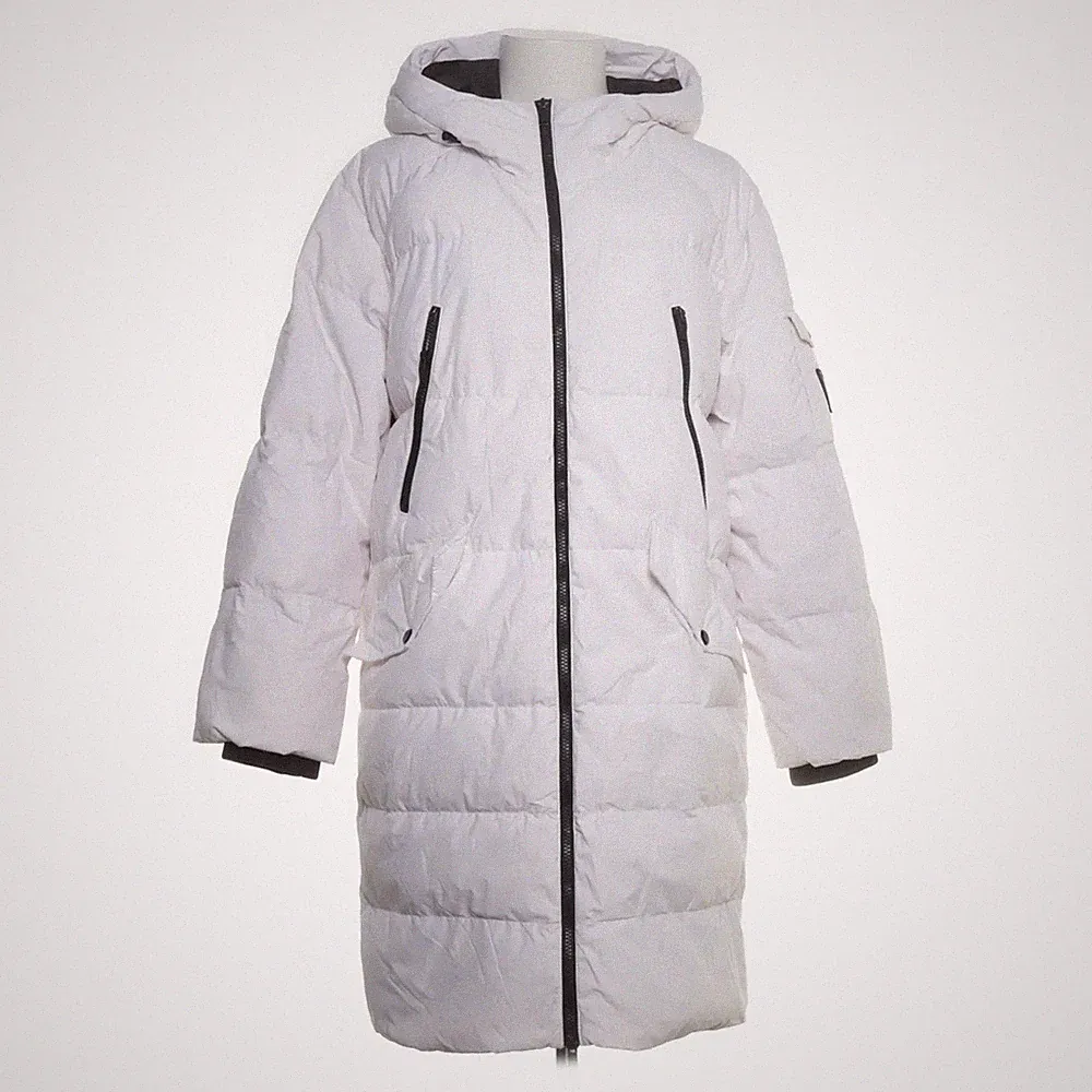 Guess, Daunenmantel, Damen, Größe: XS, Weiß, Daune/Feder/Polyester #0s4