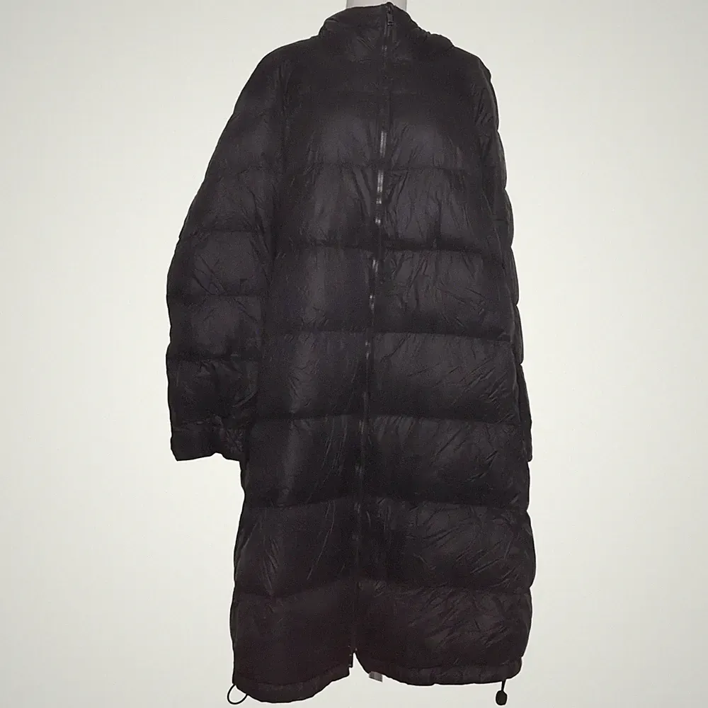 H&M, Daunenmantel, Damen, Größe: 3XL, Schwarz, Daune/Feder/Polyamid #vHi