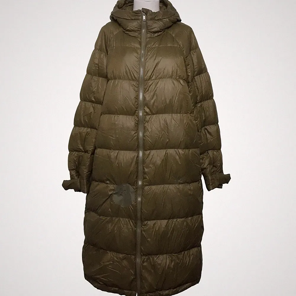H&M, Daunenmantel, Damen, Größe: L, Grün, Daune/Polyamid, Einfarbig #gLA