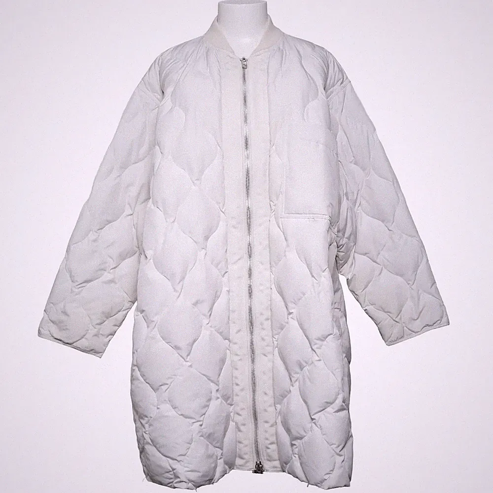H&M, Daunenmantel, Damen, Größe: M, Beige, Polyester, Einfarbig #s4Q