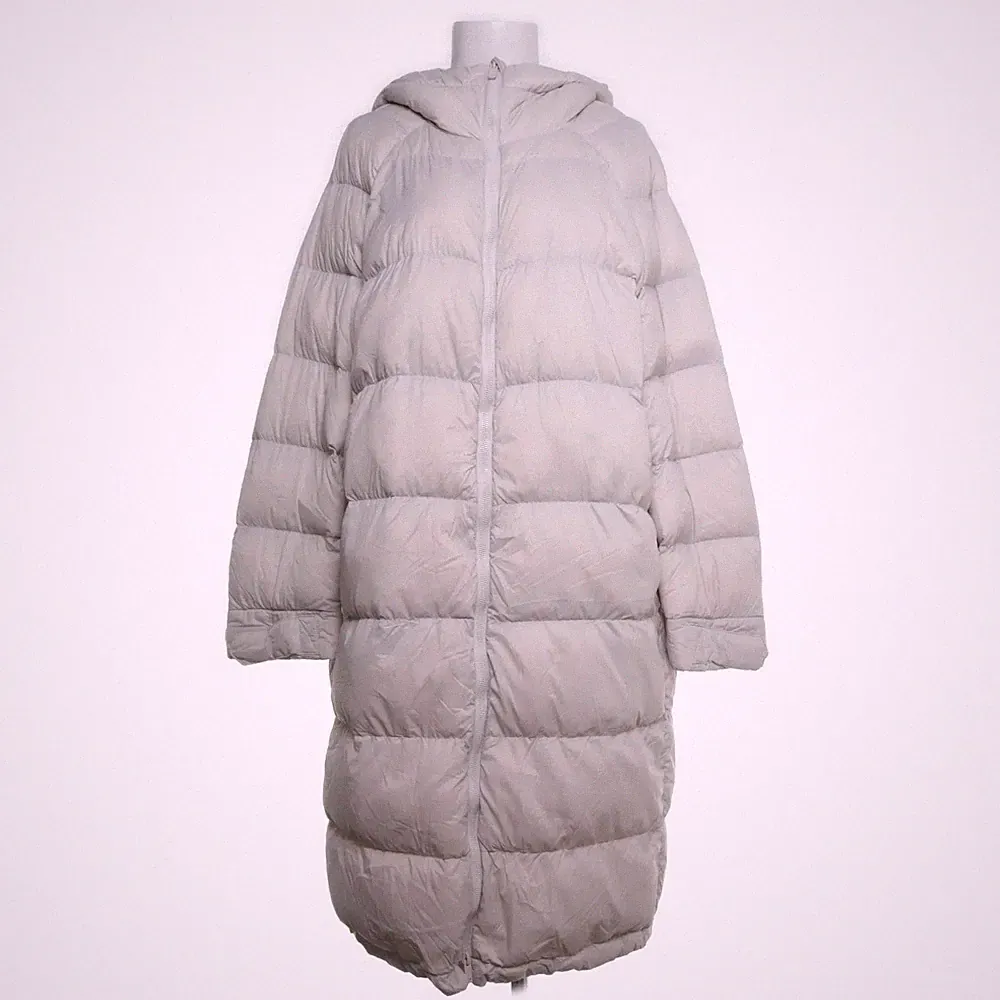 H&M, Daunenmantel, Damen, Größe: M, Grau/Beige, Polyamid/Daune, Einfarbig #0PY