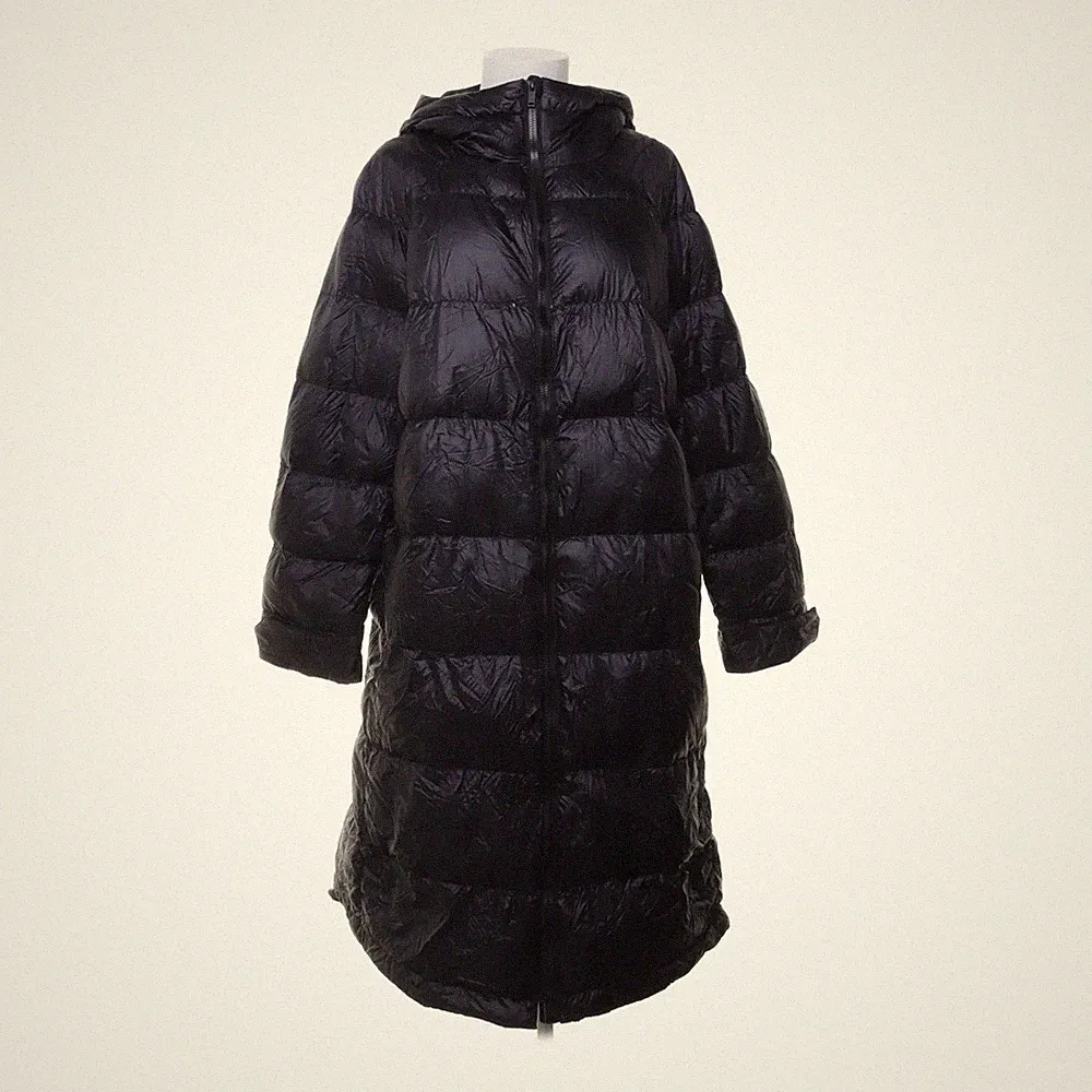 H&M, Daunenmantel, Damen, Größe: M, Schwarz, Polyamid/Daune, Einfarbig #SvK