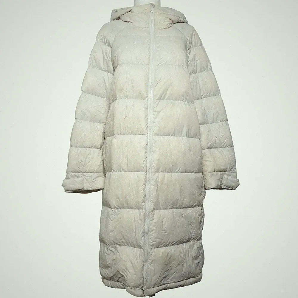 H&M, Daunenmantel, Damen, Größe: S, Beige, Daune/Feder/Polyamid, Einfarbig #x7K
