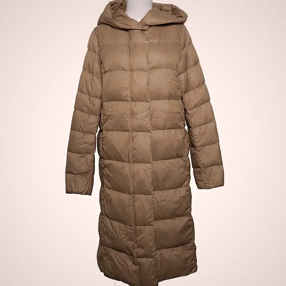 H&M, Daunenmantel, Damen, Größe: S, Beige, Polyamid, Einfarbig #ZxA