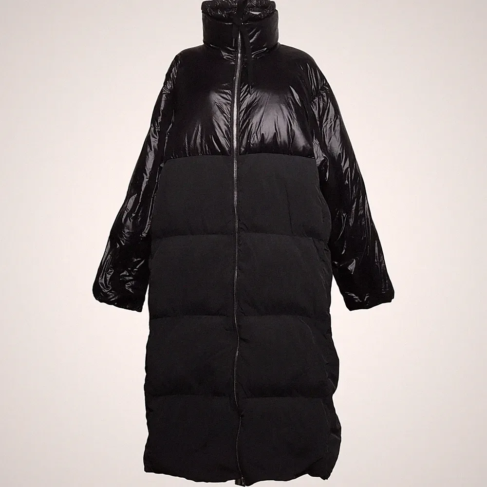 H&M, Daunenmantel, Damen, Größe: S, Grau, Daune/Feder/Polyamid, Einfarbig #lID
