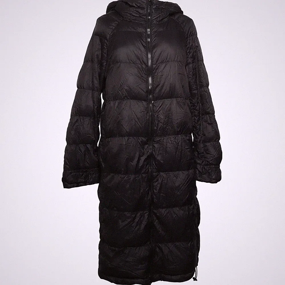 H&M, Daunenmantel, Damen, Größe: XS, Schwarz, Daune/Feder/Polyamid #cKe