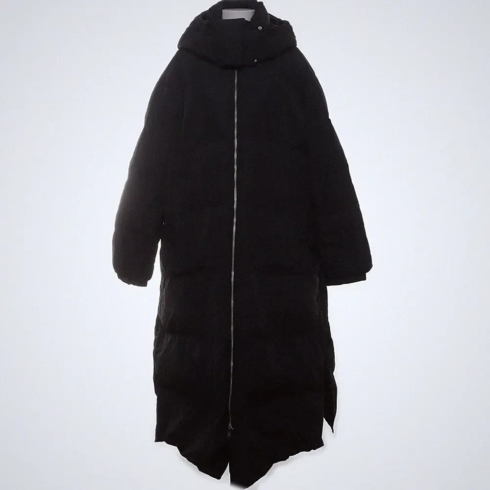 H&M, Daunenmantel, Damen, Größe: XXL, Schwarz #vi0