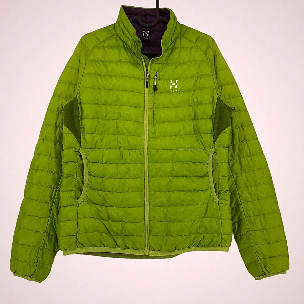 HAGLOFS Damen Daunenjacke Mantel Größe L