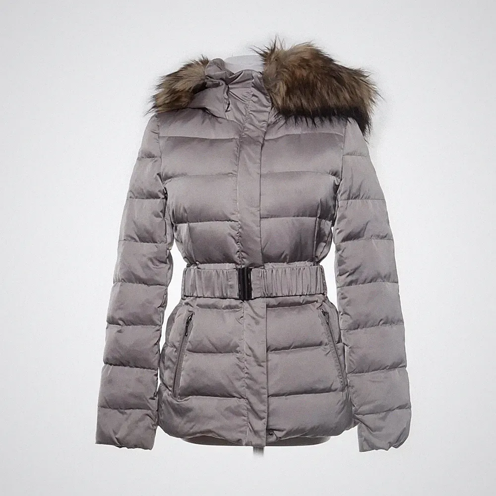 Hallhuber, Daunenmantel, Damen, Größe: 34, Beige #SE4
