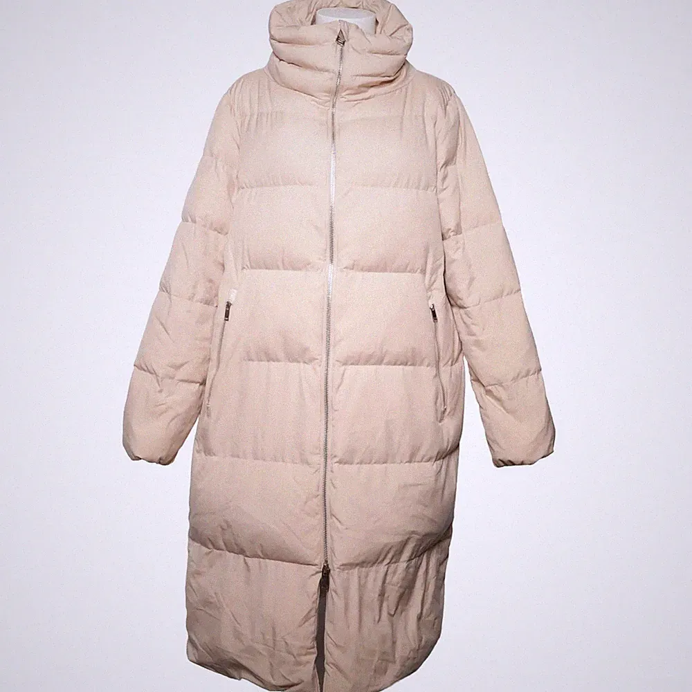 Hallhuber, Daunenmantel, Damen, Größe: 40, Beige, Daune/Polyamid/Polyester #MOV
