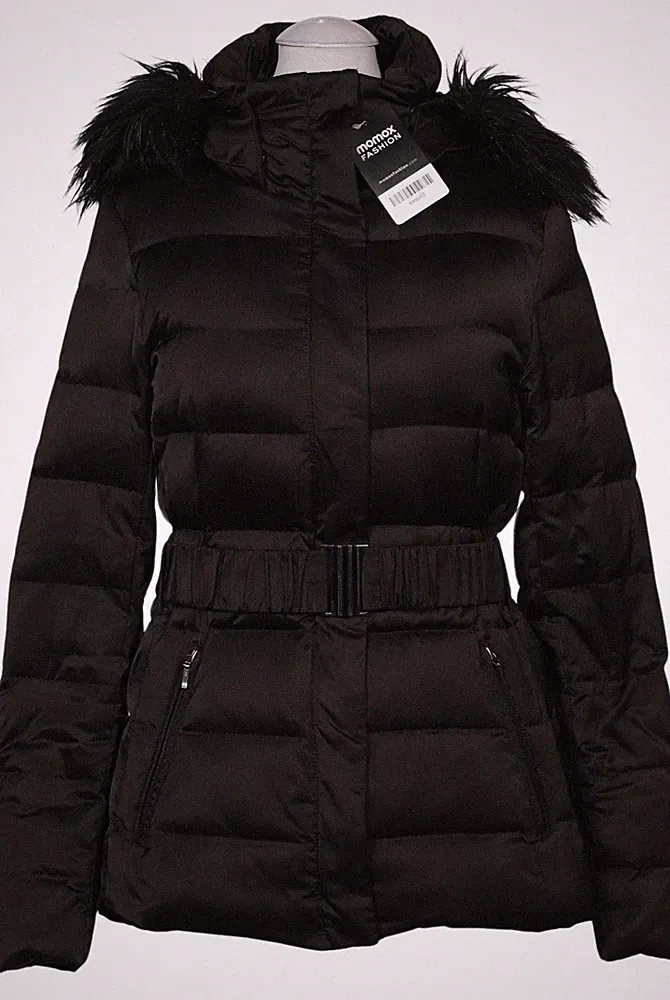 Hallhuber Jacke Damen Anorak Jacket Kurzmantel Gr. EU 34 Daunen Schwarz #5rfdnnb