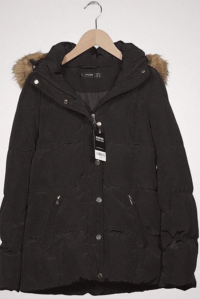 Hallhuber Jacke Damen Anorak Jacket Kurzmantel Gr. EU 34 Daunen Schwarz #mx52um4