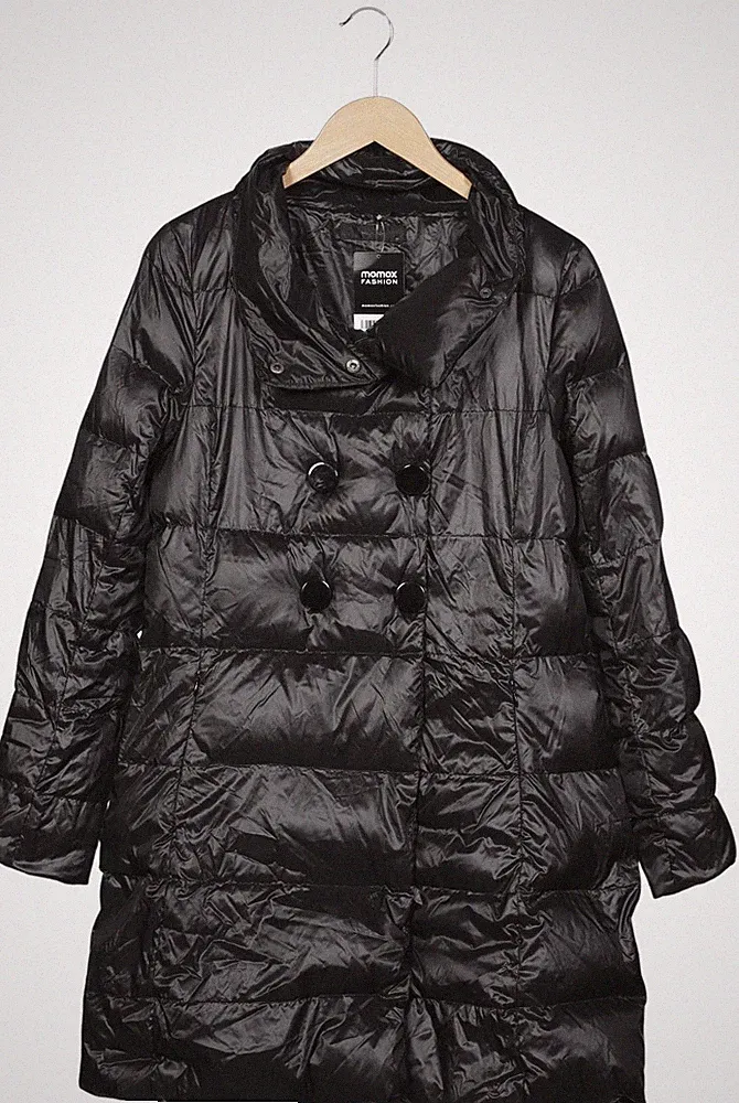 Hallhuber Mantel Damen Jacke Parka Gr. EU 36 Daunen Schwarz #1zuyab9
