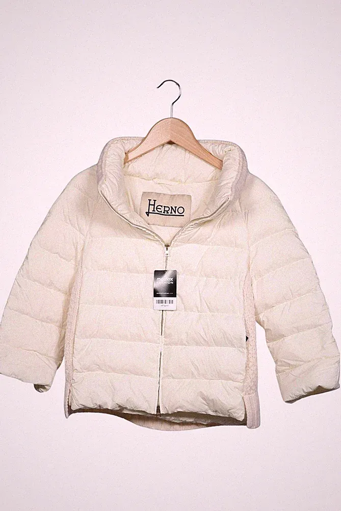 Herno Jacke Damen Anorak Jacket Kurzmantel Gr. 36 (IT 42) Wolle Daun... #w87gynd