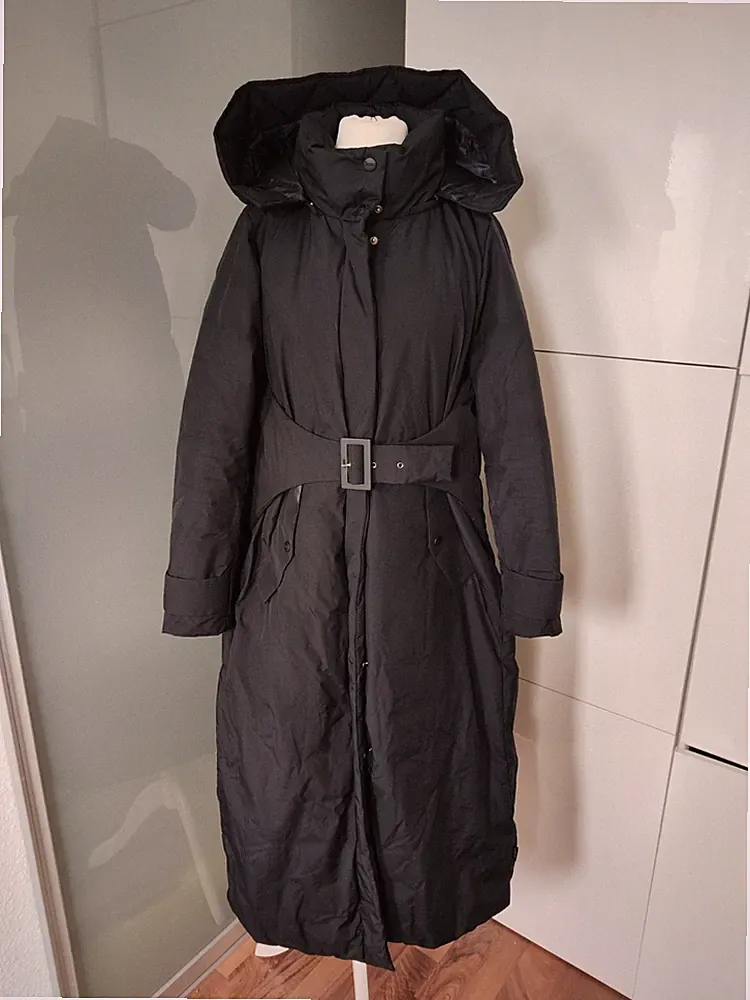 Herno Laminar Daunenmantel extra Lang schwarz 38/M