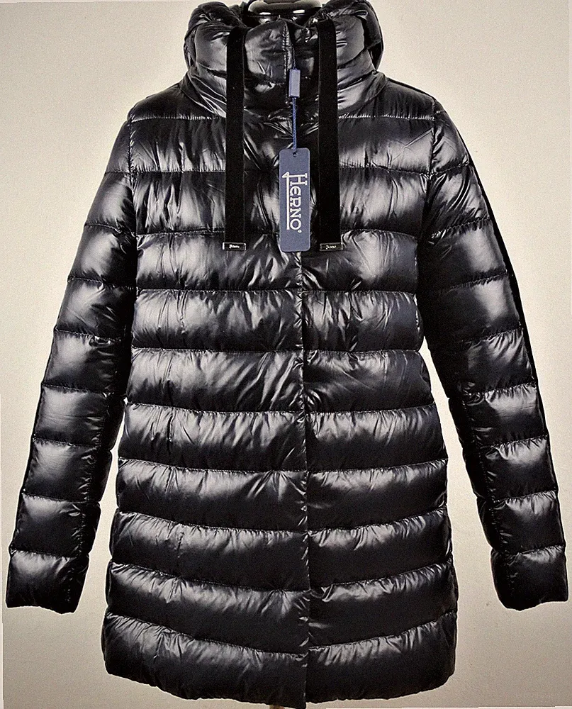 HERNO RESORT PI030DR Ultralight Down Coat Daunenmantel Steppmantel Gr.32-34 NEU
