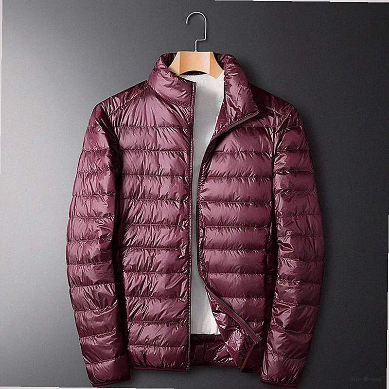 Herren Leichte Steppjacke Bomberjacke Daunenmantel Activewear Jogging Warm