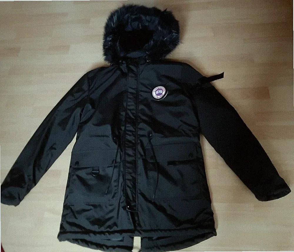 Herren Winterjacke Parka - Daunenjacke XIANG GEBAOLUO FASHION Farbe Schwarz NEU