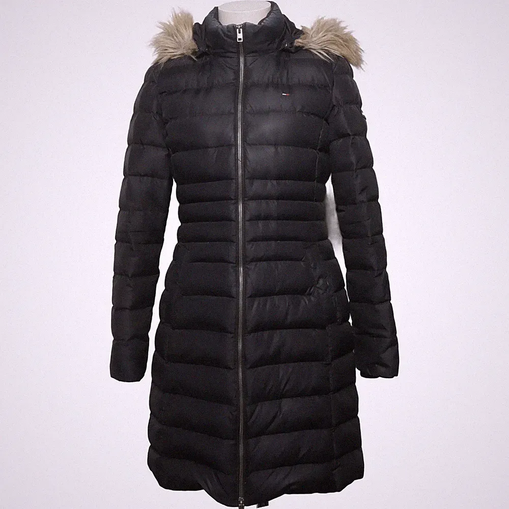 Hilfiger Denim, Daunenmantel, Damen, Größe: M, Schwarz, Acryl/Polyester #mHU