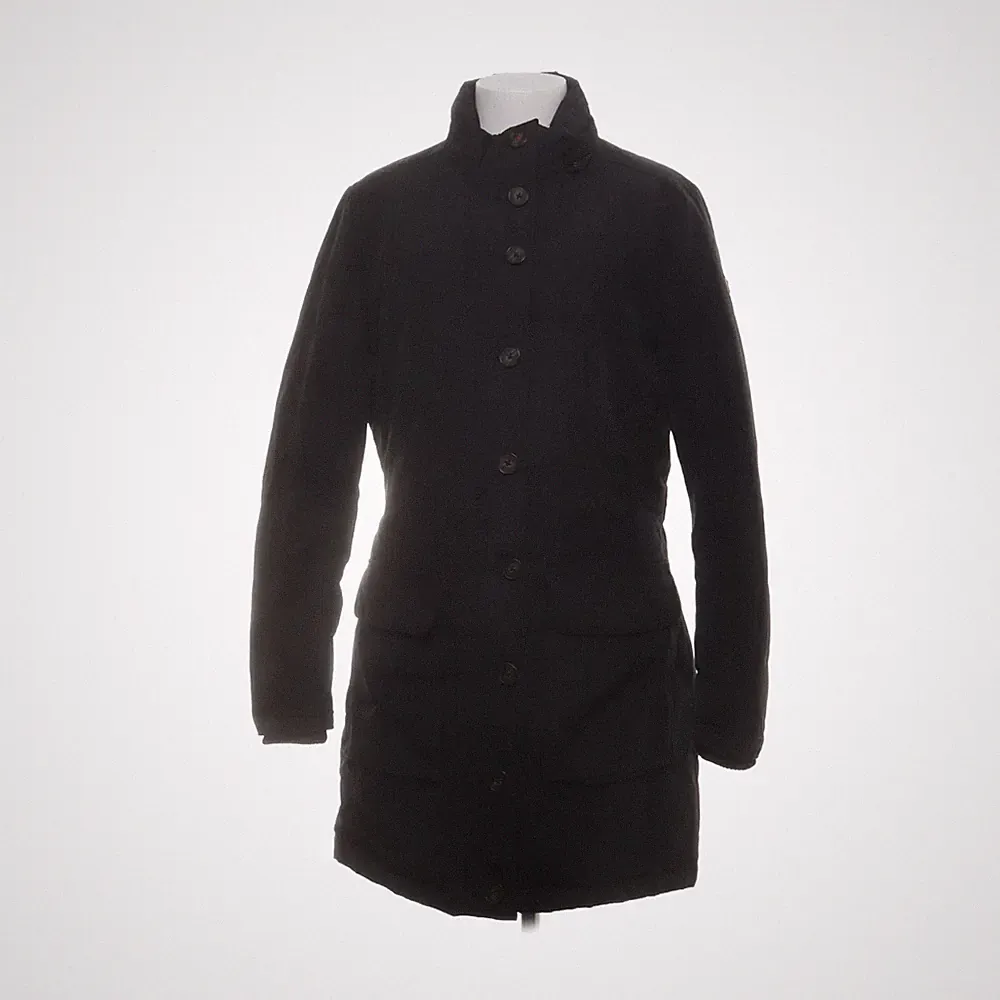 Hilfiger Denim, Daunenmantel, Damen, Größe: M, Schwarz, Baumwolle/Nylon #EGp