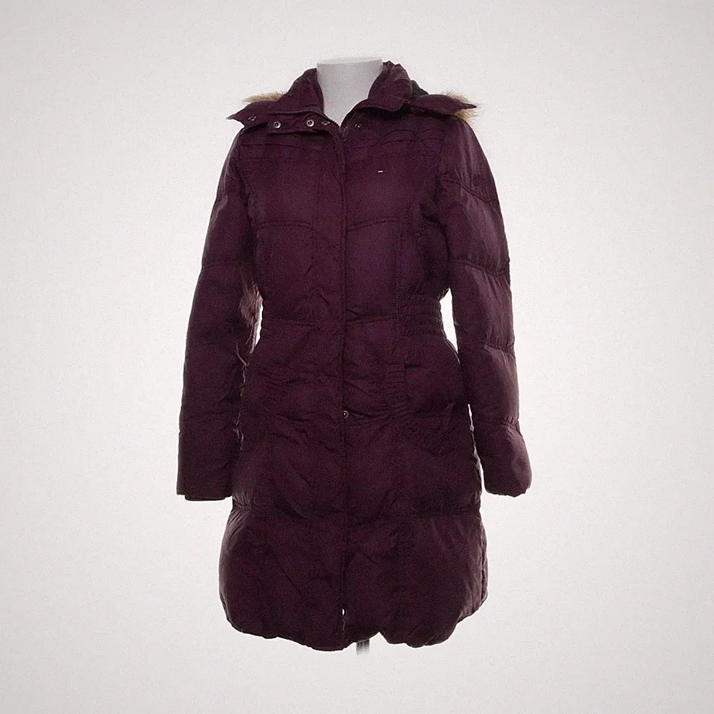 Hilfiger Denim, Daunenmantel, Damen, Größe: XS, Lila, Nylon/Polyester/Daune #gJN