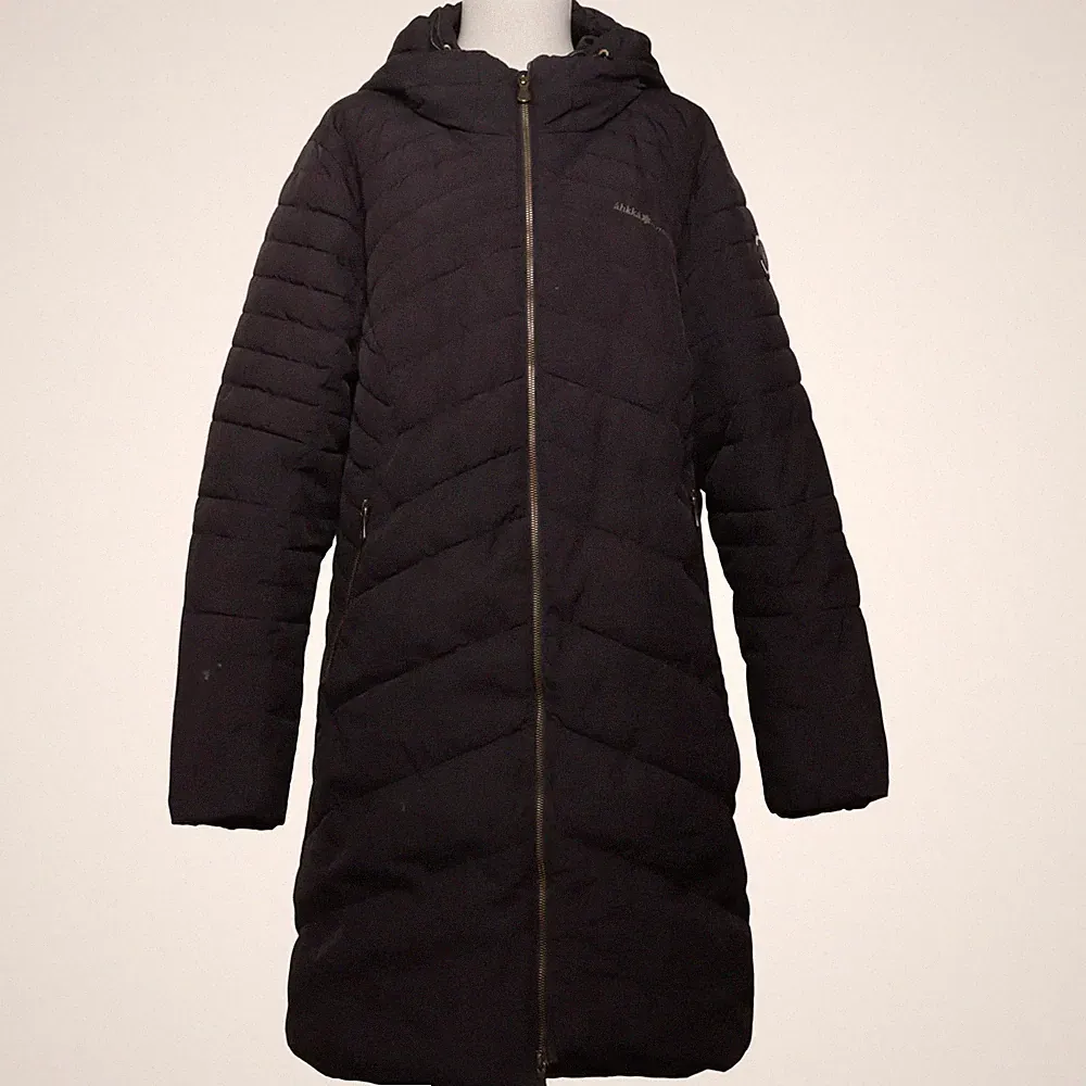 Áhkká, Daunenmantel, Damen, Größe: 50, Schwarz, Daune/Feder/Polyester #cky