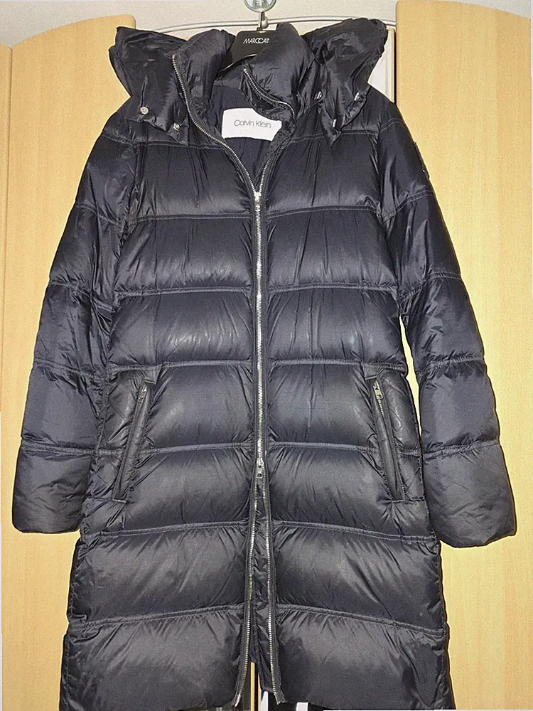 Hochwertige Calvin Klein Daunenmantel Blau Dunkelblau Gr. M Top Zustand
